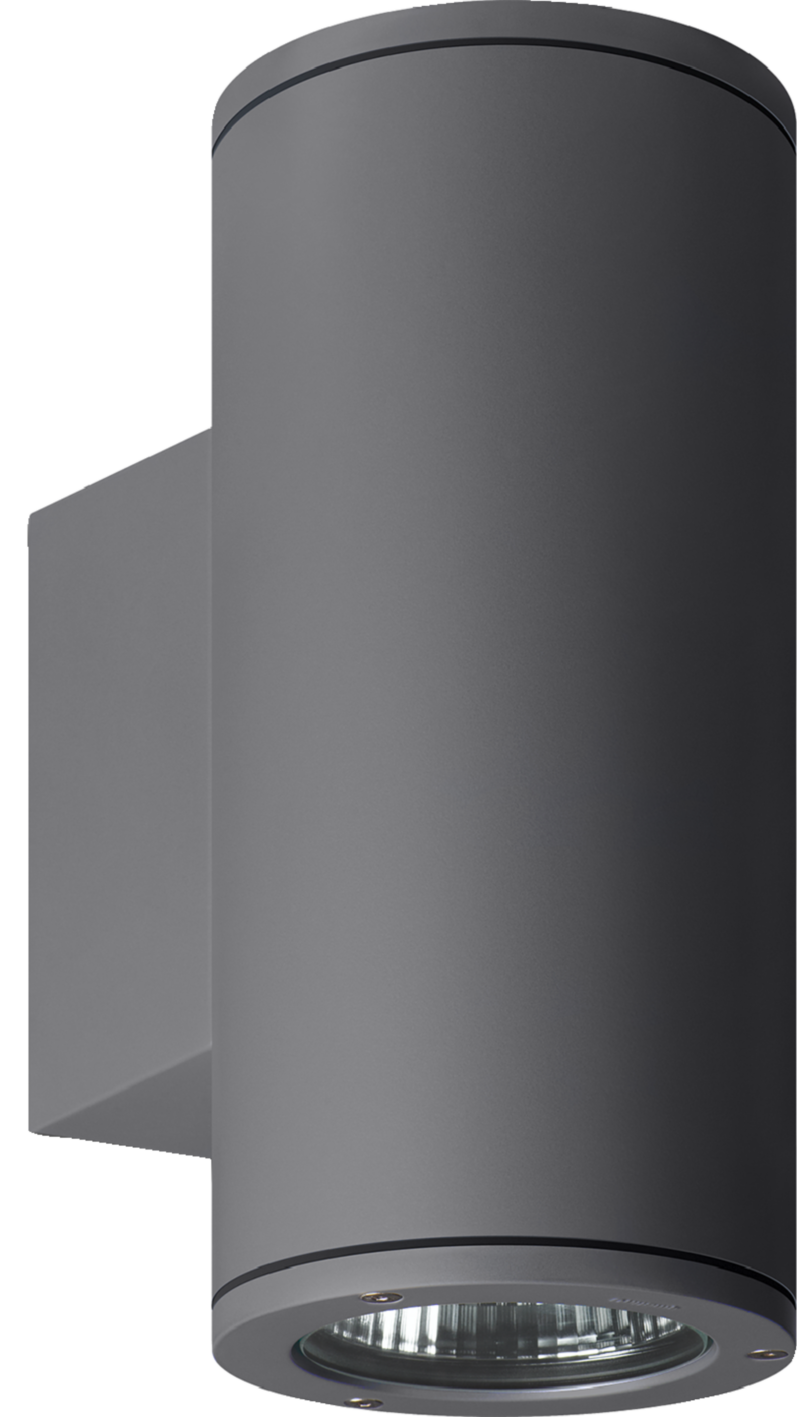 TUBE 2X17W SM/ASY 3K GRAF VEGGARM. ASYM. BRED/SMAL IP65