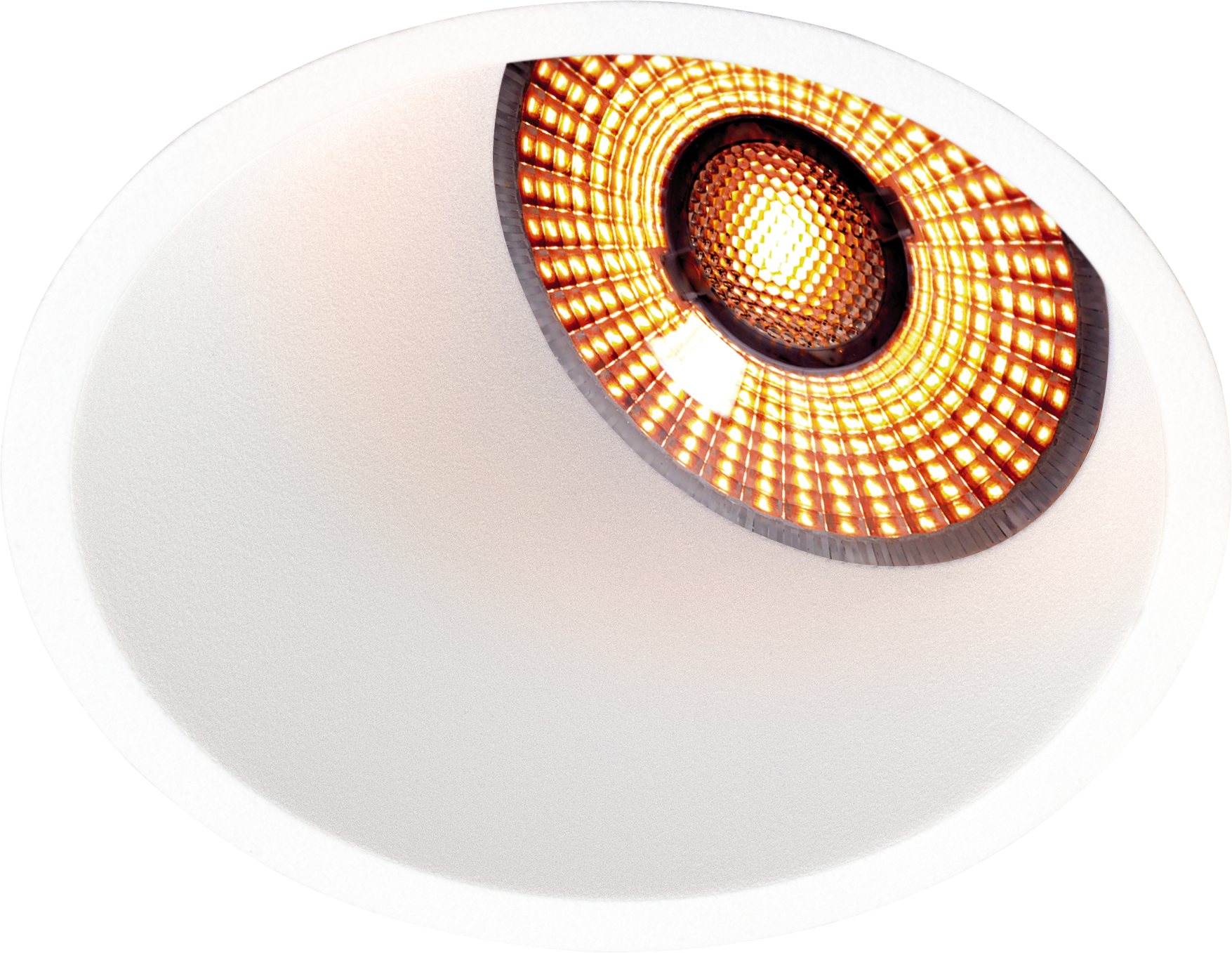 UNICONE+ 9W ASYMMETRISK WARMDIM MATT HVIT