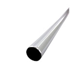 HT PIPE WITHOUT SOCKET OPAL 32x1000mm CHROMED PP