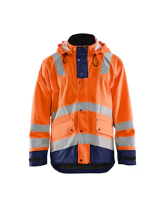 blåkläder Raincoat blåkläder size xs orange/navy blue