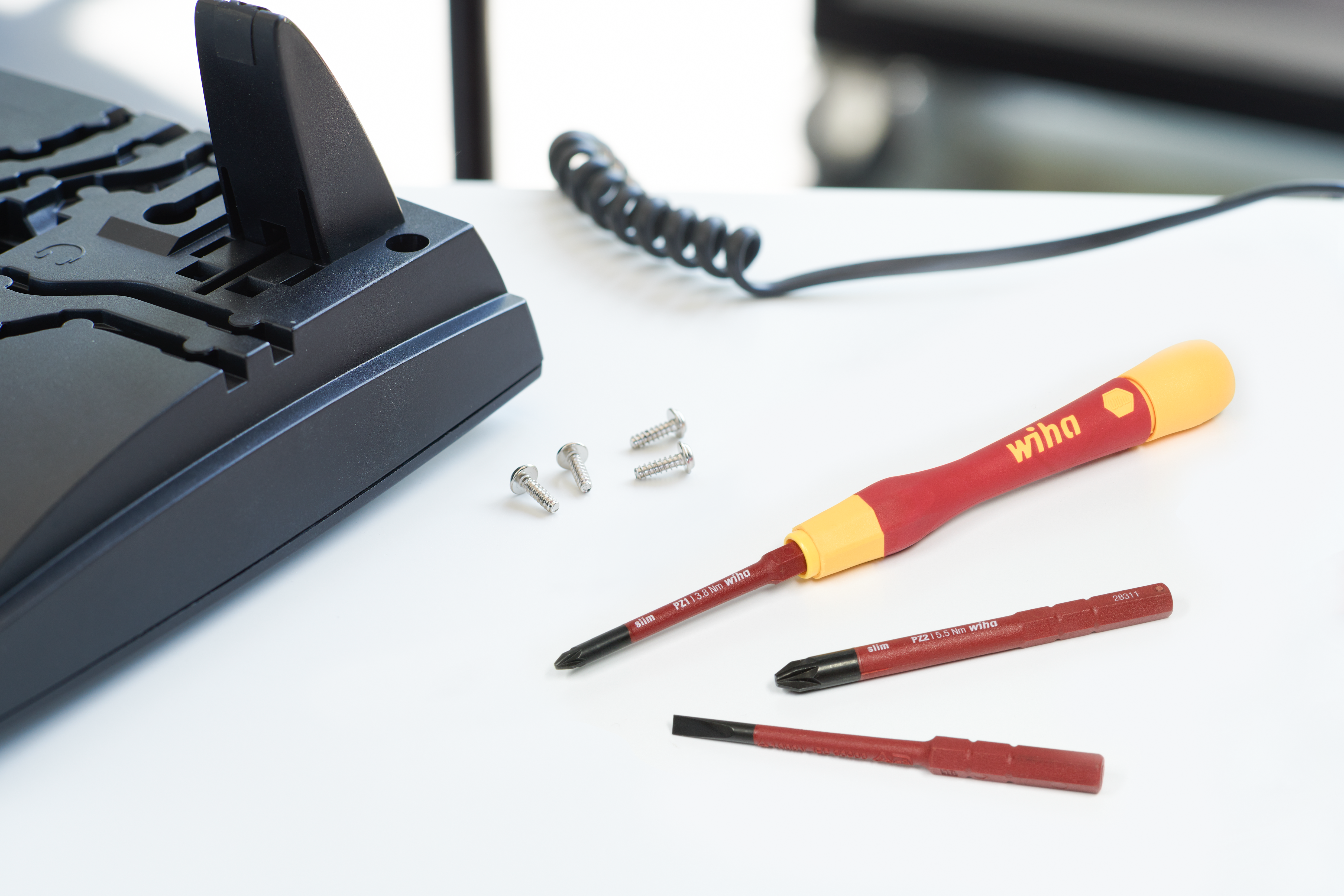 wiha Elektronikktrekker slim 1000v med 3 bits