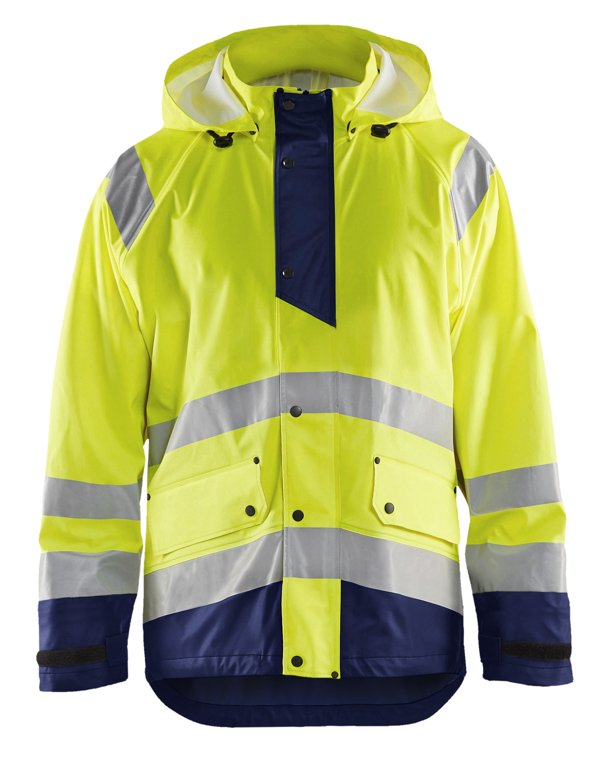 blåkläder Rainjacket blåkläder size 4xl yellow/navy blue