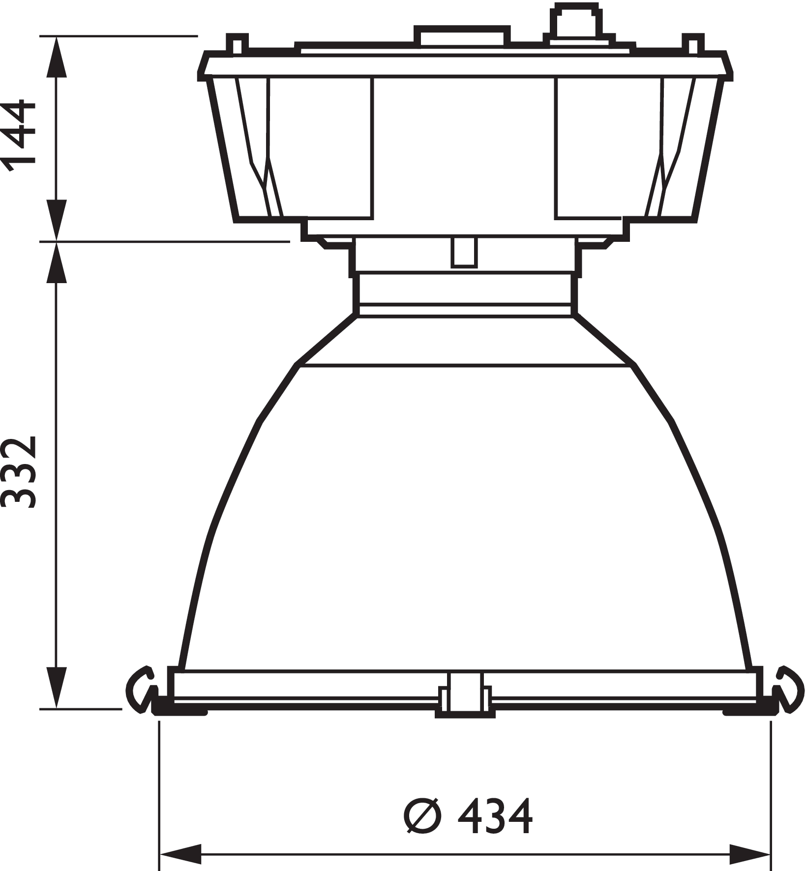 philips Syväsäteilijä cabana by150p son250 k ic ip65 mb
