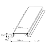 MOUNTING RAIL TS 35 RST 35x7,5x2m DIN-RAIL