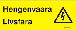 LABELING STICKER HENGENVAARA-LIVSFARA TA120x300
