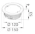 hager Grommet lara r02 pa blind gray