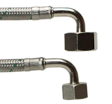 SHOWER CABINET HOSE NEOPERL 1/2x3/4x1500mm FT ELBOW/ELBOW