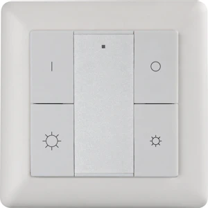 unilamp Zig-b veggbryter 2 kanal hvit zigbee - passer i rs 55x55