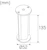 hide-a-lite Ground luminaire mini disc 0,5w 12v 3000k ip67