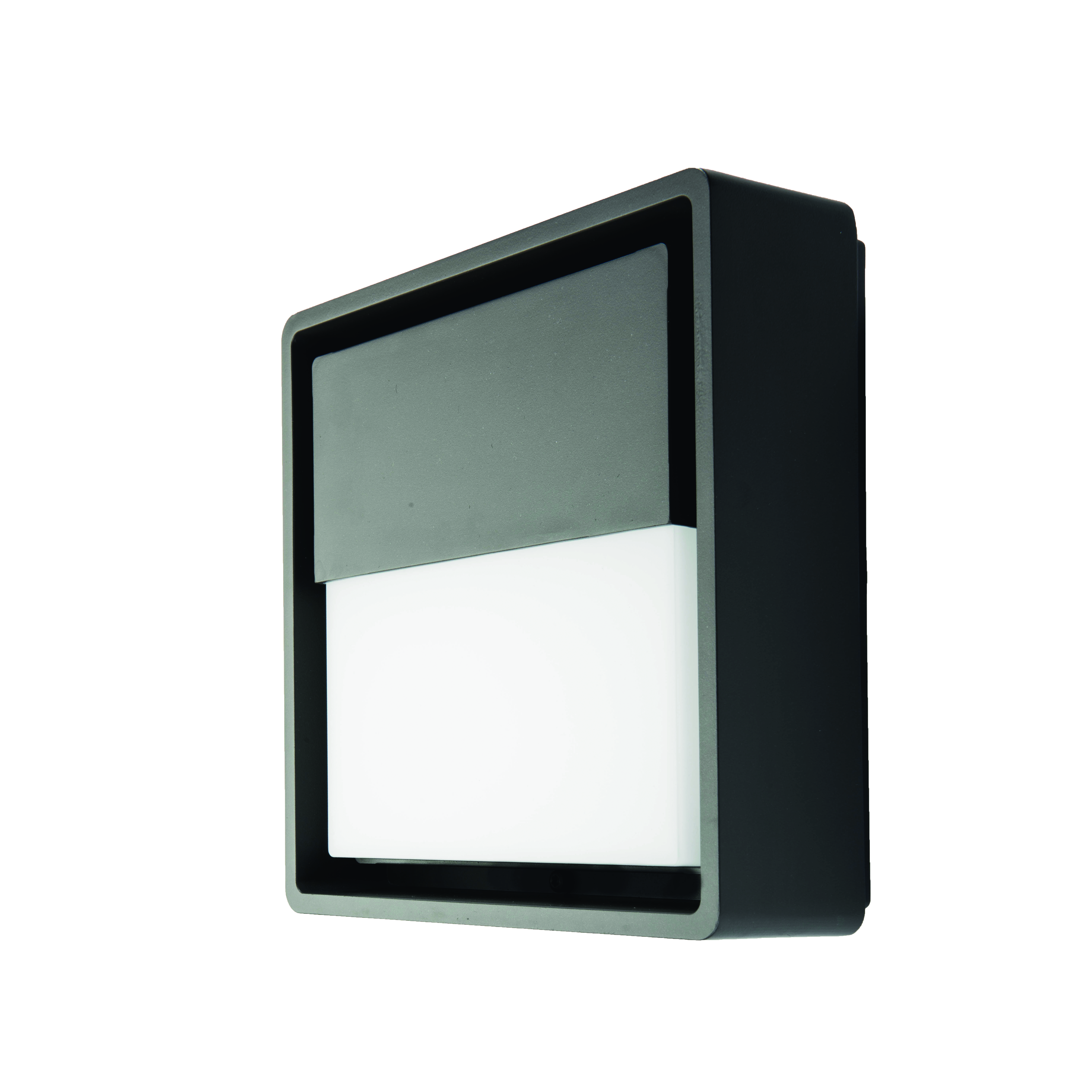 sg armaturen Exteriör väggarmatur frame square s 7w 3k gr
