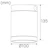 hide-a-lite Outdoors wall luminaire milo xl down white 3000k