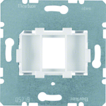 MOUNTING PLATE FOR DATA 1f RJ45 white adapter frame