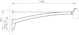 philips Pylväsvalaisin metronomis zrp556 long curved bracket