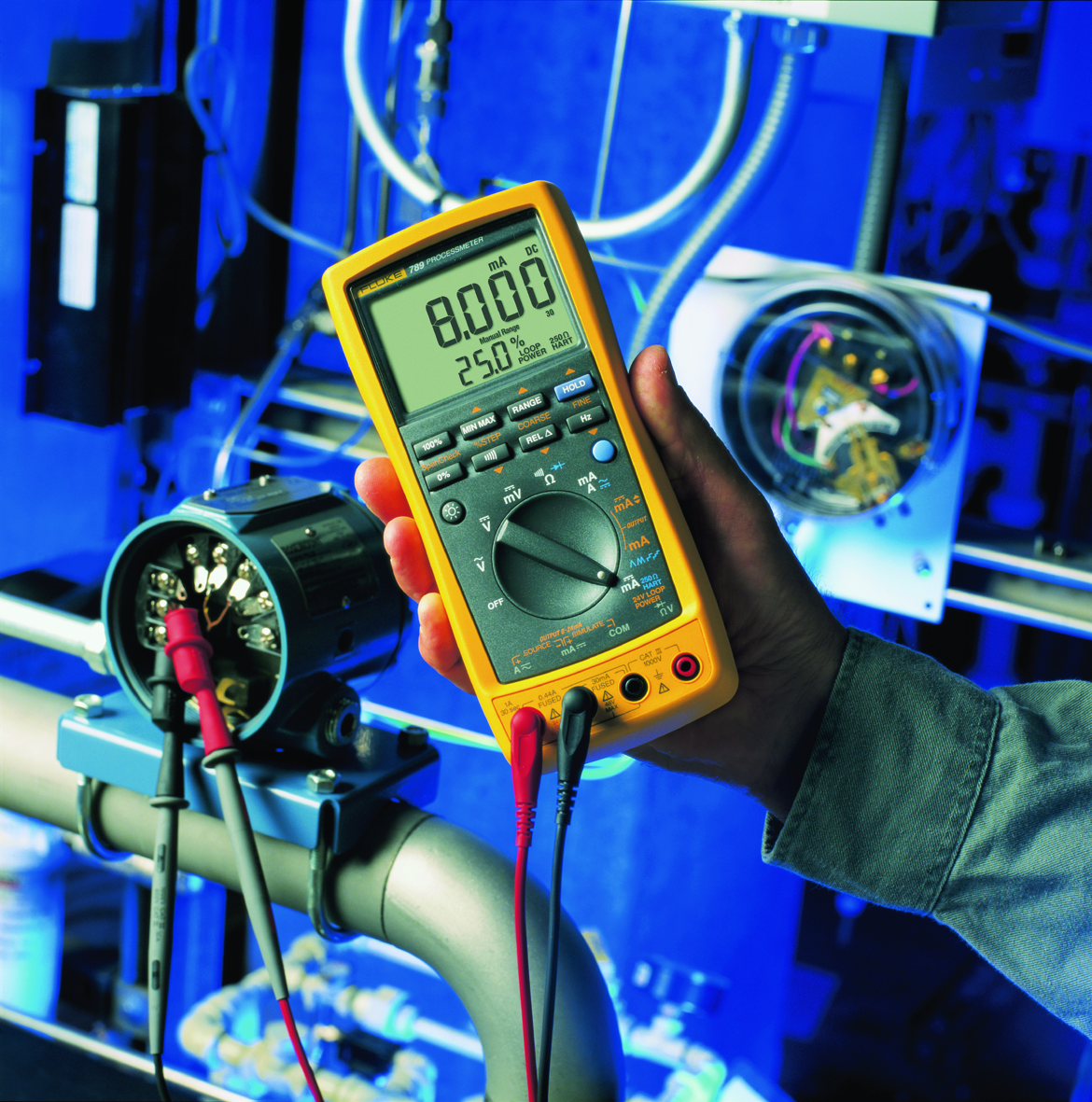fluke Prosessimittari fluke 789 ja fc adapteri