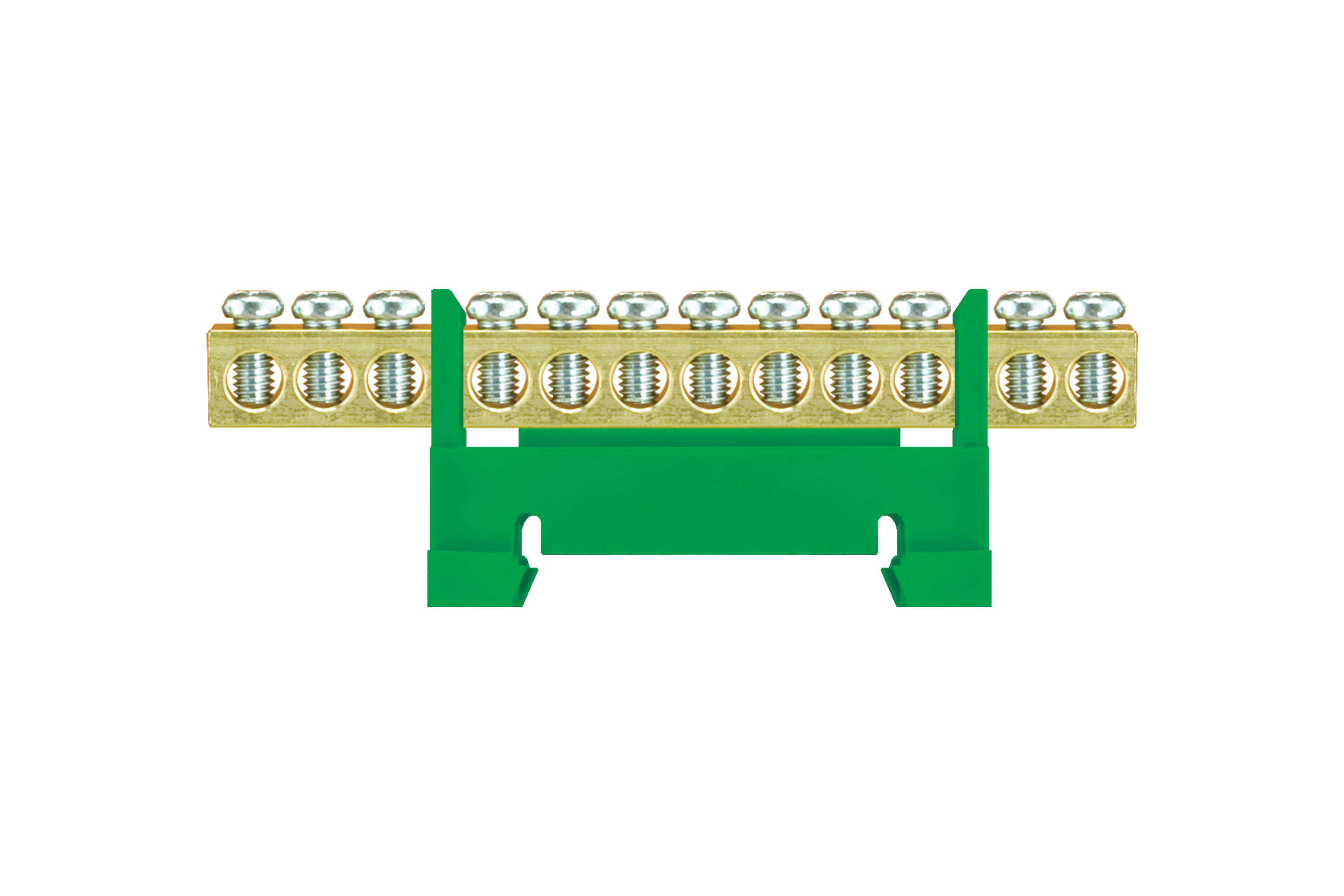 undefined Įžeminimo kaladėlė 12/ž 12x16mm² žalia