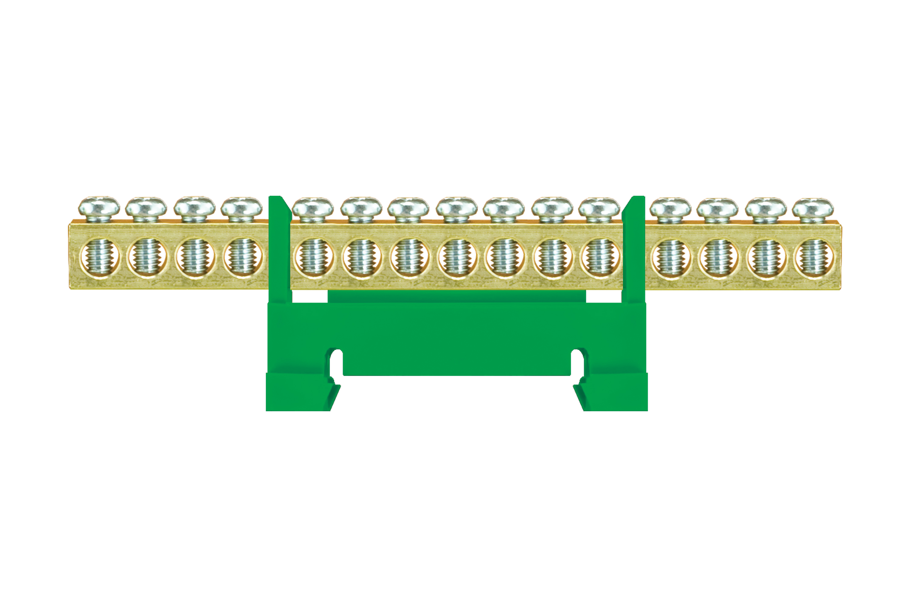 undefined Įžeminimo kaladėlė 15/ž 15x16mm² žalia