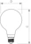 philips Led-lamppu led globe classic cla d 8-50w g120 e27 822 gold