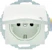 hager Uttag 1-v lock s.1 vit