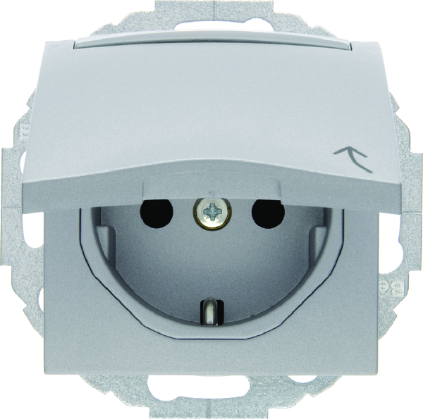 UTTAG 1-V LOCK MÄRKF S.1 SILV