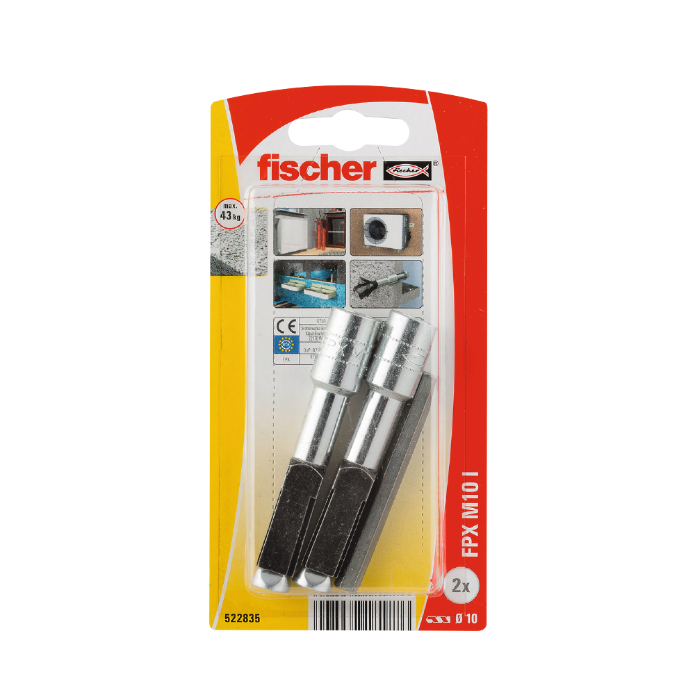 SIPOREX METALLANKARE FISCHER FPX M10 I K NV 2ST