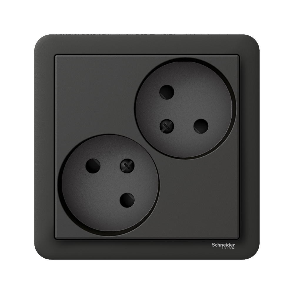 schneider electric Socket outlet exxact centermount w/o earth antra