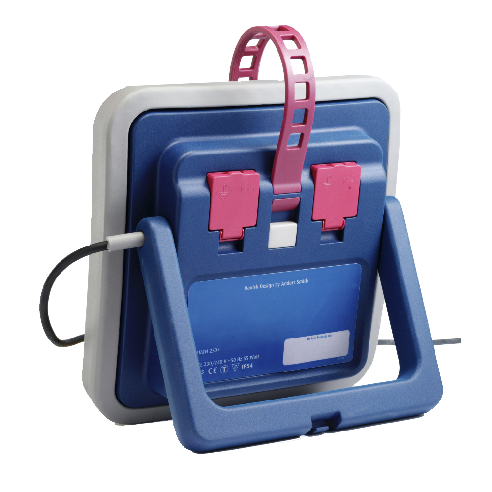 schneider electric Työvalaisin schneider goliath 250v+2 schuko ip54 diy