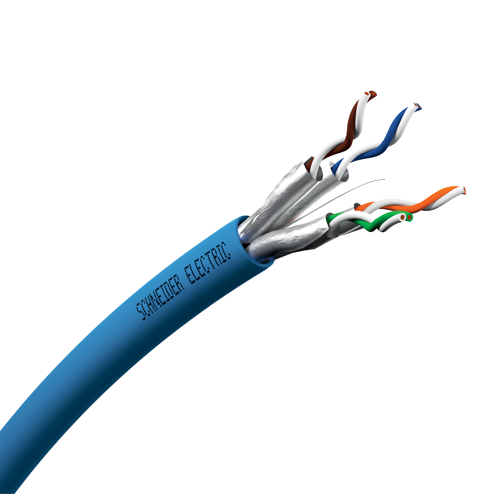 schneider electric Data cable-hf cat6 lxo 250 u/ftp 4x2x0,5 k1000