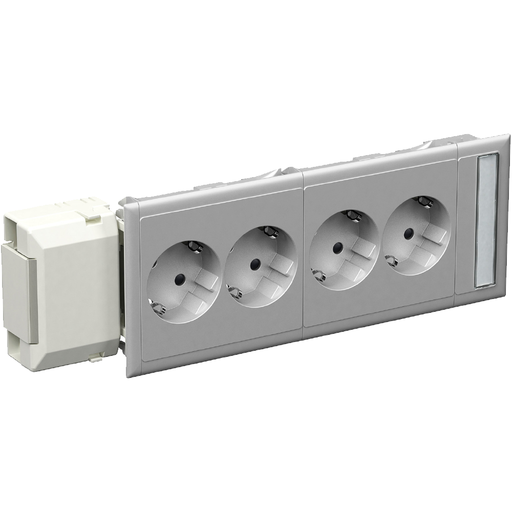 schneider electric Kanavapistorasia schneider cyb-ps 2x2-os.+adap. rl alu