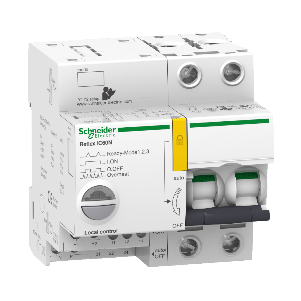 schneider electric Dvärgbrytare reflex ic60n 2x20a/c/6ka