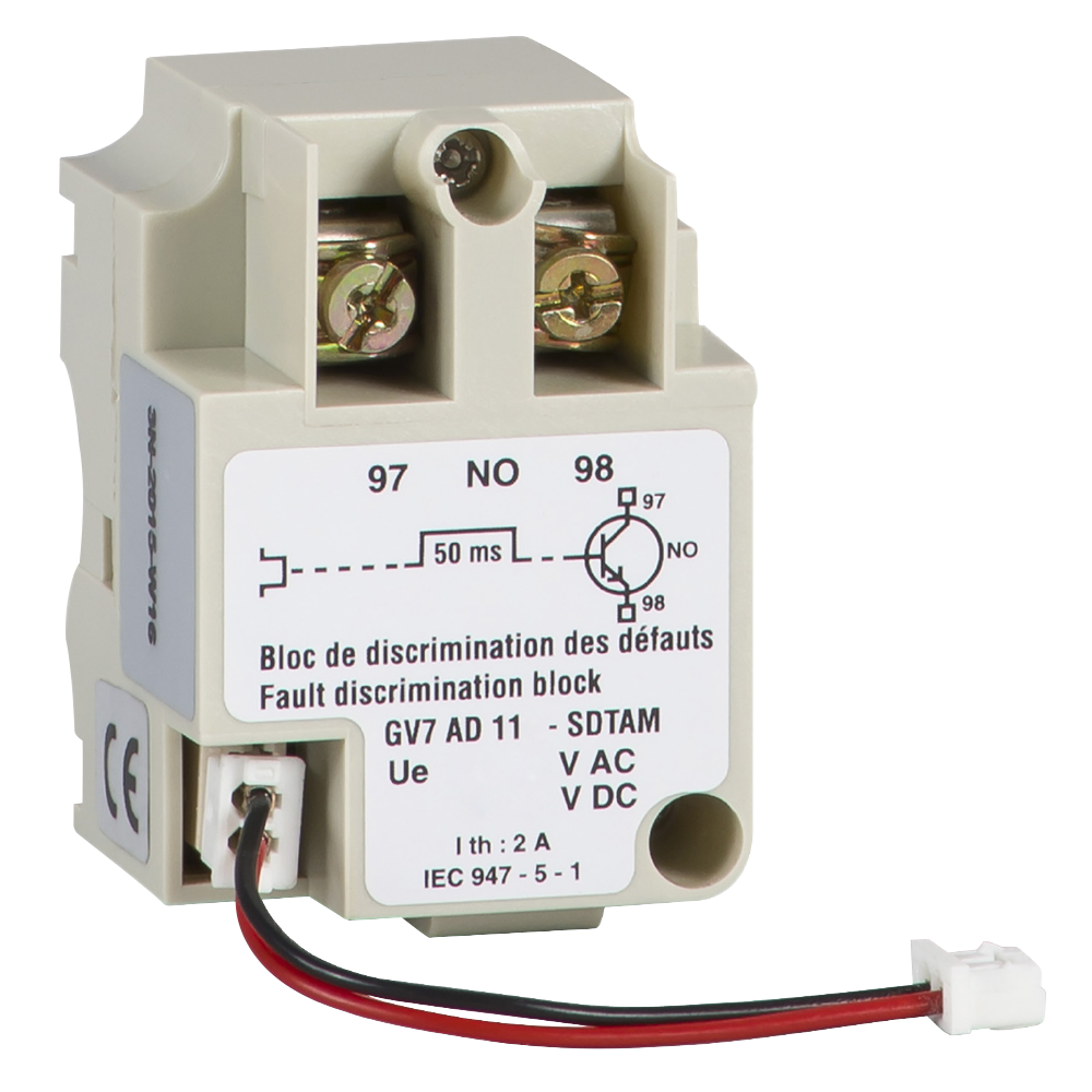 schneider electric Apukosketin tesys gv7ad112 110-240v ac/dc
