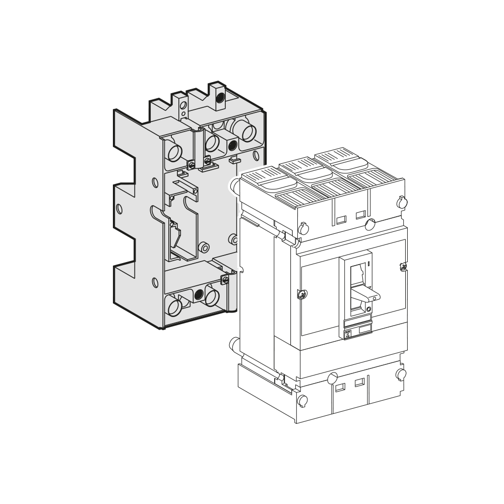 schneider electric Kompaktikatkaisija 29321 kosk.suoja ns100-250 3p