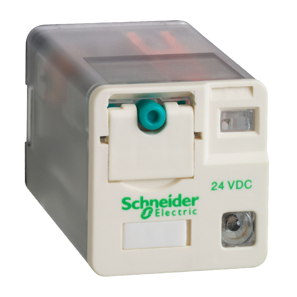 schneider electric Plug-in relä rum 24vac 2c/o 10a, 8 pol