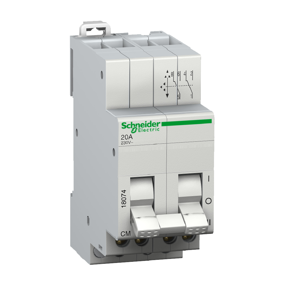 schneider electric Vaihtokytkin schneider 2p 3as. 20a 250v ac