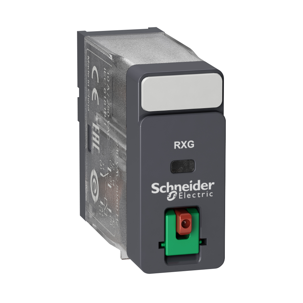 schneider electric Kopplingsrelä 220vac 1 c/o 10a låsbar