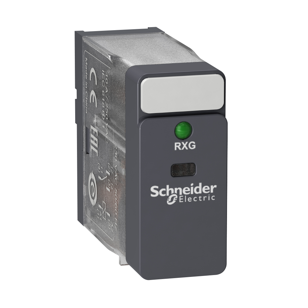 schneider electric Pistokantarele zelio rxg 220vac 1 c/o 10a led