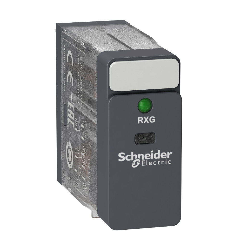schneider electric Plug-in relay 60vdc 2 c/o 5a led