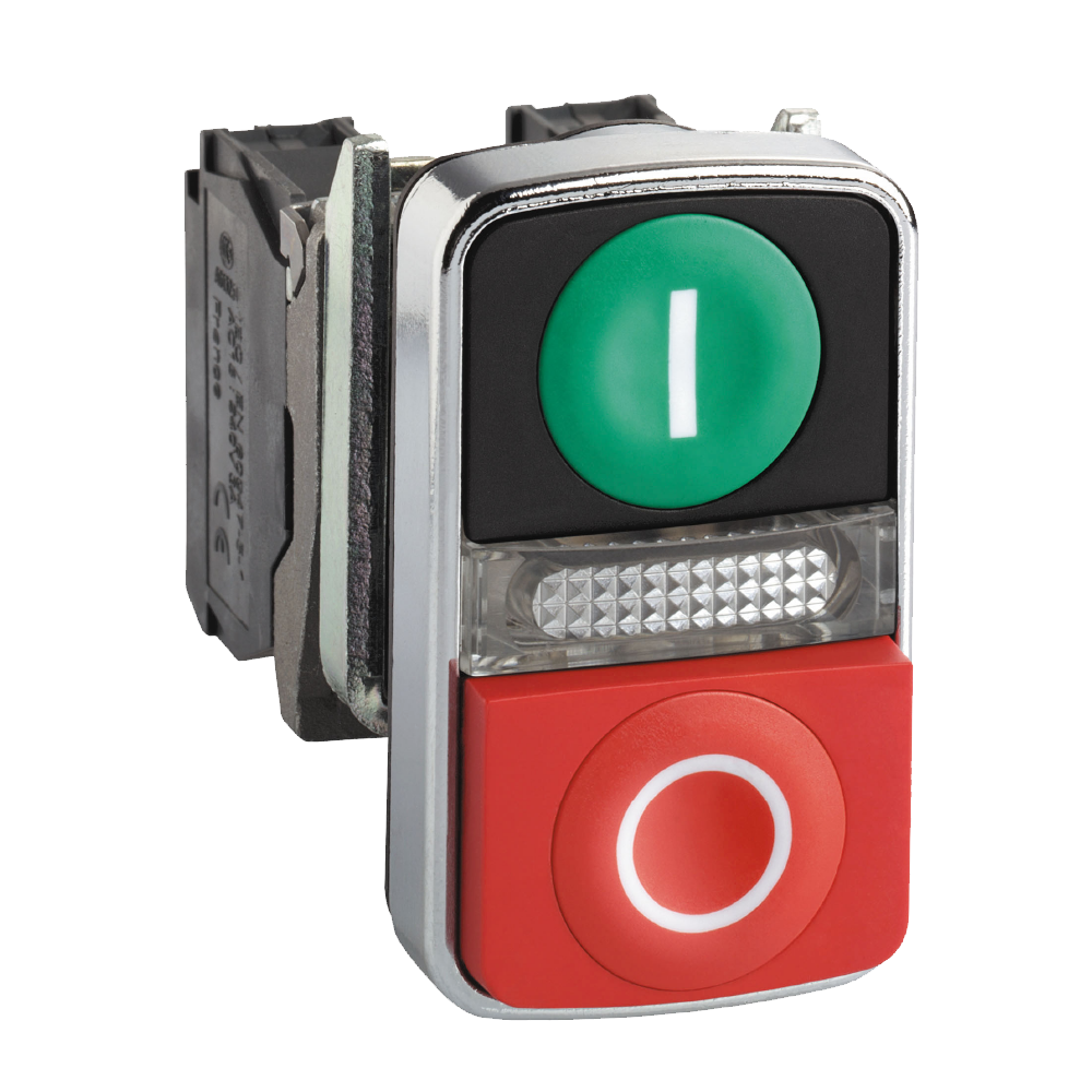 schneider electric Kaksoispainike schneider xb4bw84g5 keltainen