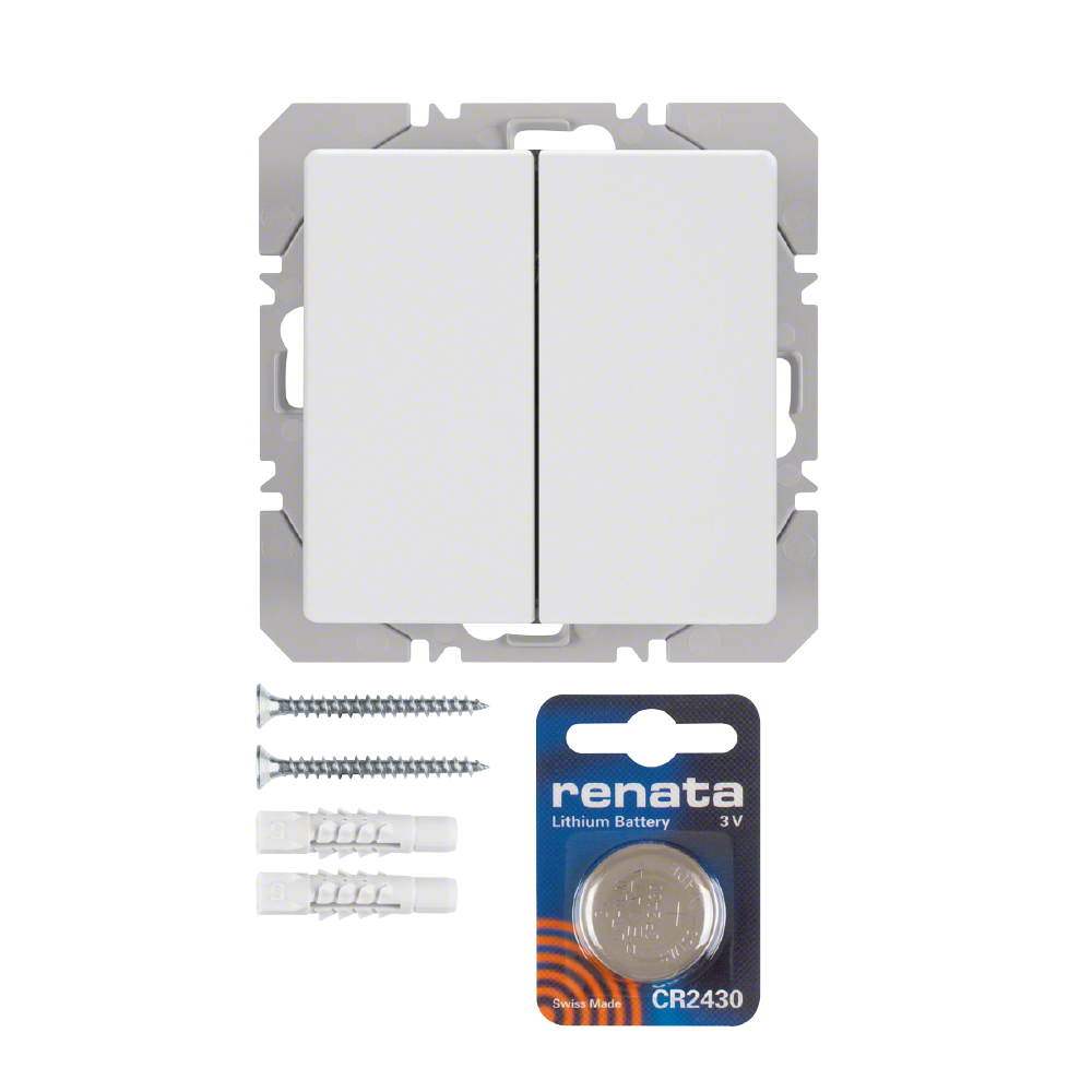 hager Painike langaton knx hager 2os par 3v quicklink val