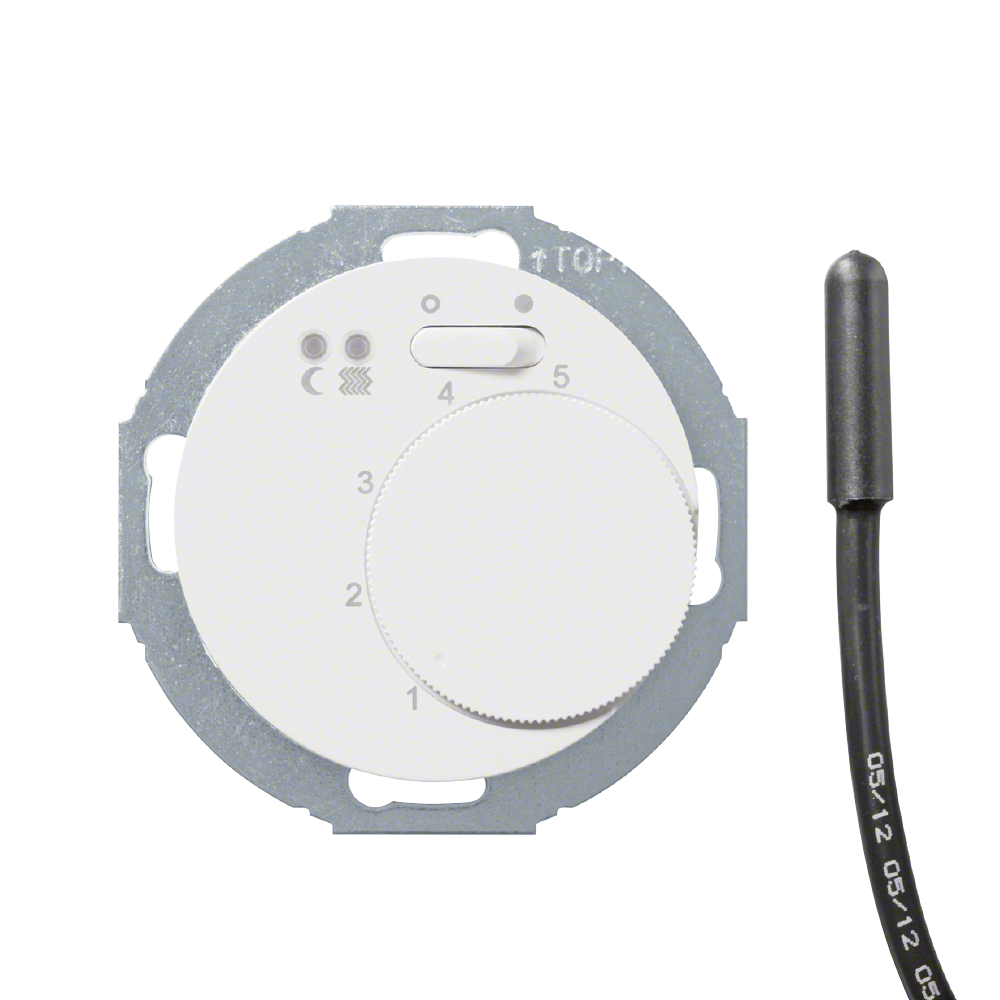 FLOOR THERMOSTAT 5/30 1NO 16A SL/SW UKJ WHITE