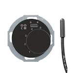 FLOOR THERMOSTAT 5/30 1NO 16A SL/SW UKJ BLACK
