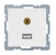 hager Av-rasia hager usb/3.5mm audio uk val