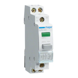 hager Painikekaluste din hager svn441 2a+vih mv 230vac