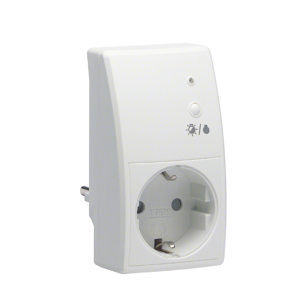 hager Radio dimmer uttagsad. tr271d 300w/200va univ. vit