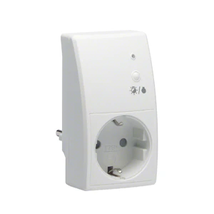 hager Radio dimmer uttagsad. tr271d 300w/200va univ. vit