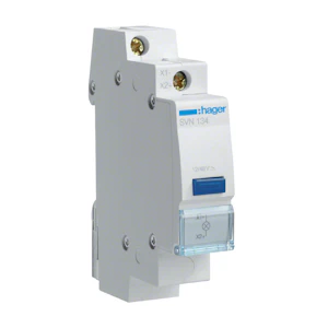 hager Signal lamp svn134 blue 12-48v ac/dc