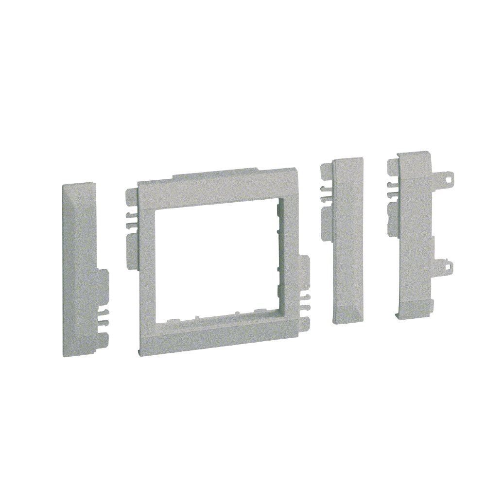 hager Cover plate g3330 f.switch pc/abs alu
