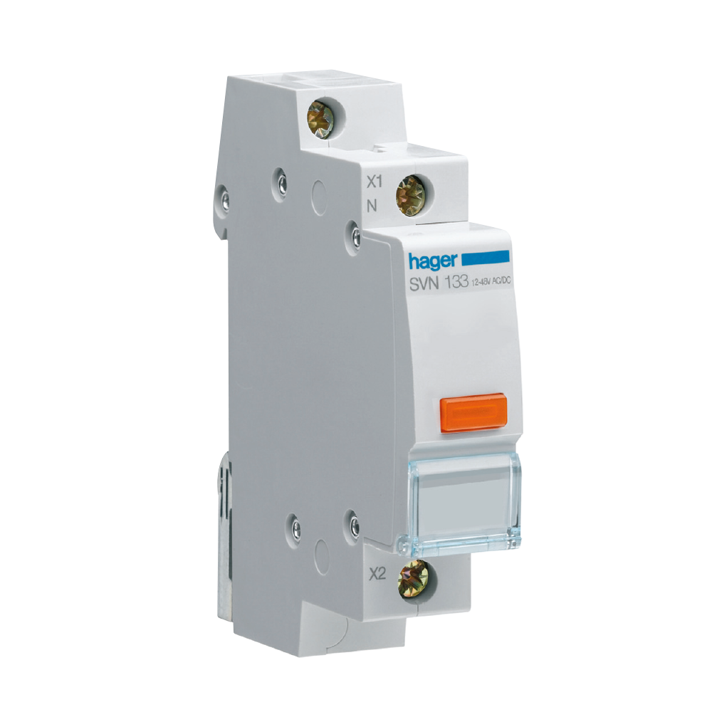 hager Signal lamp svn133 orange 12-48v ac/dc