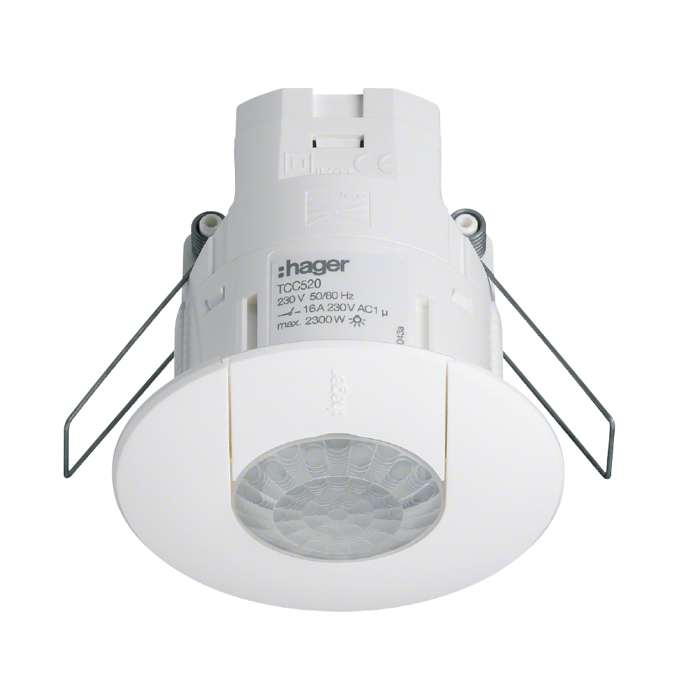 hager Närvarodetektor tcc520 360 16a ip21 pka vit