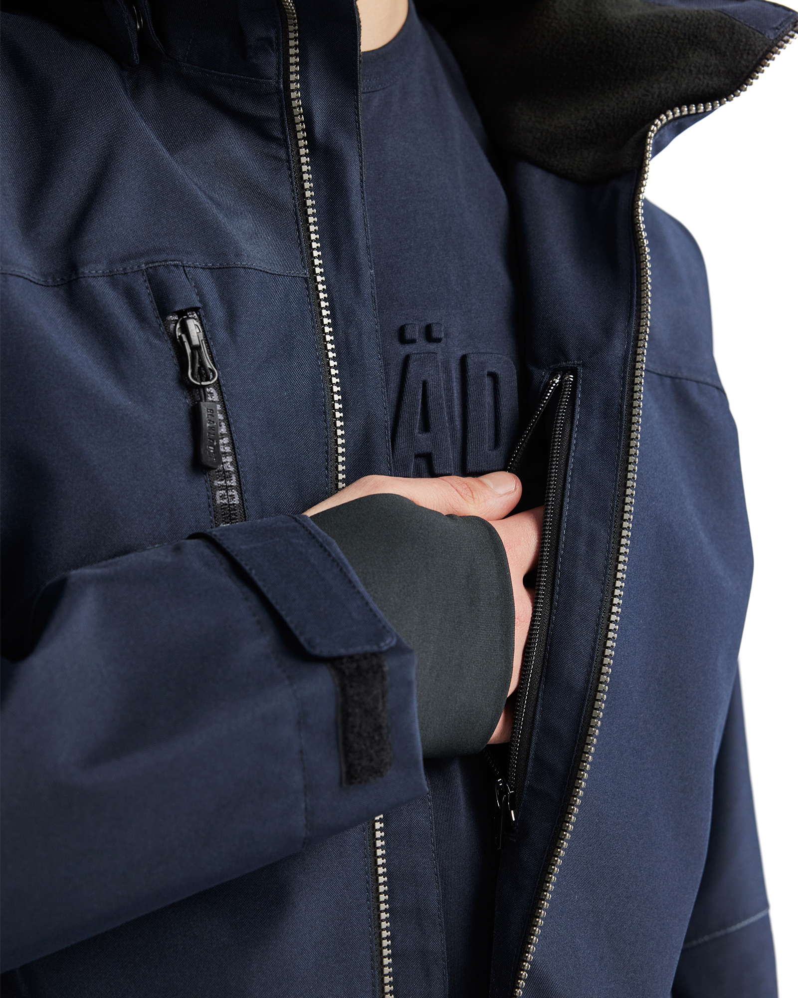blåkläder Skaljacka blåkäder storlek 4xl blå/svart