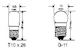 perel Signallampa perel 3w 24v 125ma 28x10